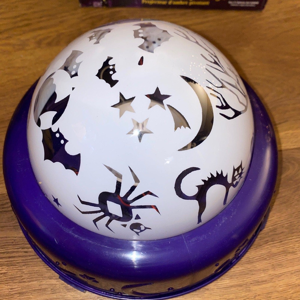 Vintage 1995 Spooky Shadows Revolving Shadow Projection Picture Light Halloween‎ - Picture 2 of 3